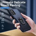 thumbnail image 2 of Samsung Galaxy A32 5G Case(Not for A32 4G), Heavy Duty Shockproof Military-Grade Phone Case with Ring Kickstand for Galaxy A32 5G 6.4"(Blue), 2 of 16