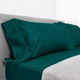 thumbnail image 2 of DNG Creations 5 Piece Zipper Sheet Set - Include (1 Elastic Fitted Sheet , 1 Base Sheet has Zipper, 1 Flat Sheet And 2 Pillowcase) 24 Inch Deep Pocket ( Solid Teal - Twin XL ), 2 of 7