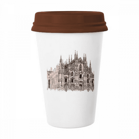 

Milan Cathedral in Milan Italy Mug Coffee Drinking Glass Pottery Cerac Cup Lid