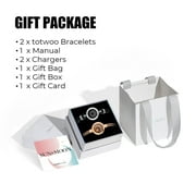 TOTWOO Long Distance Touch Bracelets for Couples, Long Distance Relationship Gifts for Girlfriend