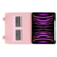 thumbnail image 4 of for iPad Pro 11" (M4) 2024 Crossbody Case, PU Leather Flip Cover with Card Holder Zipper Pocket Flip Stand Shoulder Strap Pen Slot, Envelope Design Tablet Case for iPad Pro 11" (M4) 2024, Pink, 4 of 11