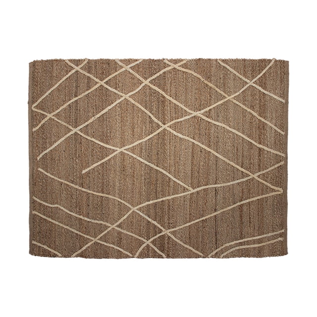 Tapete Hessian Lines White 120 Cm X 170 C