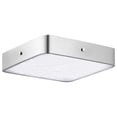 thumbnail image 1 of Elan Lighting Crystal Moon Square LED Flush Mount in Chrome, 1 of 2