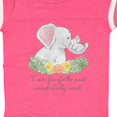 thumbnail image 4 of Inktastic I Am Fearfully and Wonderfully Made Cute Elephants Boys or Girls Baby Bodysuit, 4 of 5
