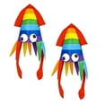 thumbnail image 2 of Rhode Island Novelty Unisex-Adult's Novelty Rainbow Squid Costume Party Hat Cap (2 Pack), Medium, 2 of 2