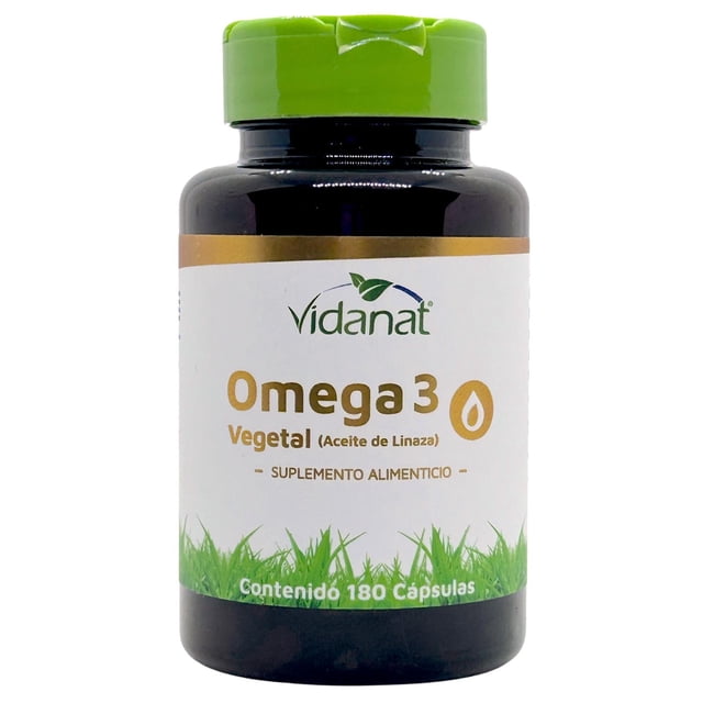 Omega 3 vegetal Aceite de Linaza Vidanat 180 Cáps Vegano