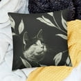 thumbnail image 2 of BANET Spring Summer Pillow Covers Vintage Flower Decorative Black Outdoor Throw Pillow Covers Pillowcases Cushion Covers for Couch Sofa Bedroom Home White, 2 of 5