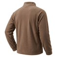 thumbnail image 3 of Men's Sweatshirt Full Zip Up Stand Collar No Hood Casual Jackets with Pockets Long Sleeve Mock Neck Fall Warm Coats, 3 of 6