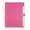 Hot Pink, variant on Sky Blue A4 Folder Button Organizer File Folder For Office School Document Storage Plastic File Organizer With Button Closure For Paper Organization Data Management