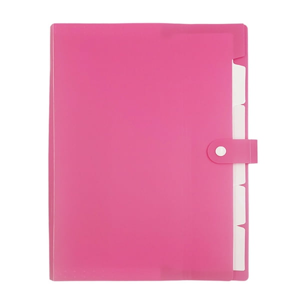 Bolsa organizadora de documentos A4 con botón, carpeta de plástico con cierre a presión para oficina, escuela y hogar, 31 x 23 cm, carpeta organizadora de datos para documentos, estuche ligero para