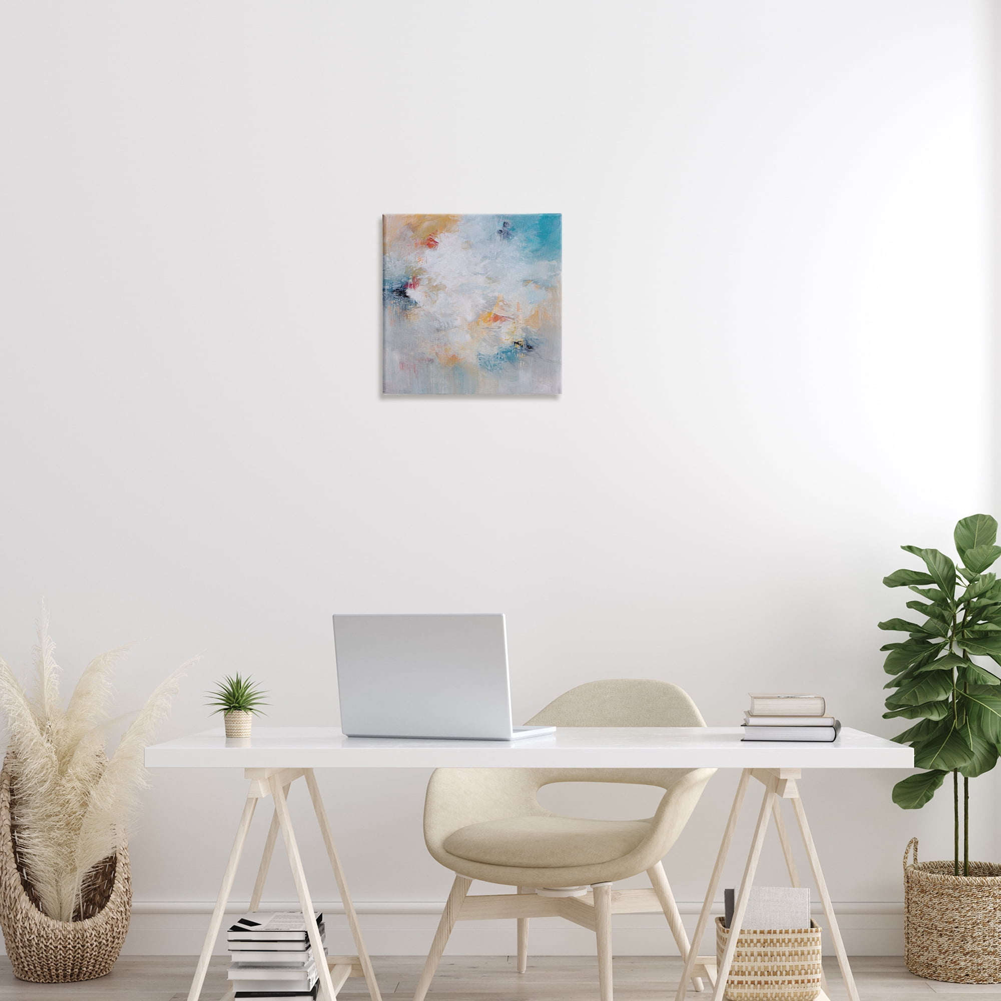 Veiled Dance Abstraction Canvas Wall Art, design by Karen Hale