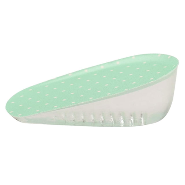 Plantillas Ortopédicas TMISHION Verde Gel de Silicona con Aumento de Altura 3.5cm
