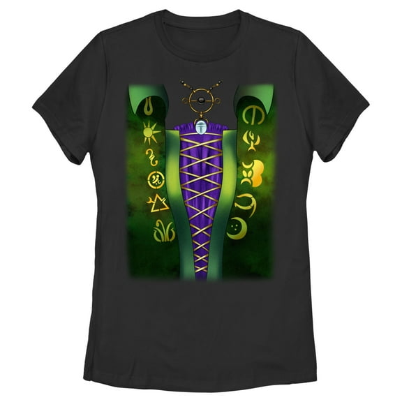 Women's Hocus Pocus Winifred Costume Graphic Tee Black X Large
