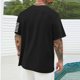 thumbnail image 4 of Tops para hombre, blusas y camisas de cuello redondo y manga corta para hombre, blusas casuales de cuello redondo con estampado de moda para hombre, blusas de cuello redondo y manga corta, camisas par, 4 of 5