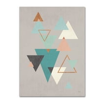 Trademark Fine Art 'Abstract Geo II Gray' Canvas Art by Veronique Charron