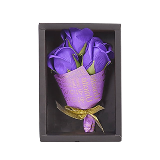 onlyliua Ofertas Semanales Regalo Del Día de La Madre Ramo de Jabón de Flores de Rosa Inmortal Decoración de Fiesta de Boda para Mujeres