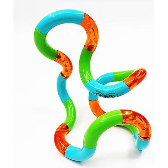 Tangle Palm Classic Fidget Hand Exerciser Twist Shape Motion Magic for Enhanced Creativity (Green/Blue/Orange)