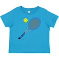 thumbnail image 3 of Inktastic Blue Tennis Racket and Ball Boys or Girls Baby T-Shirt, 3 of 5