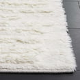 thumbnail image 3 of SAFAVIEH Casablanca Dusan Solid Shag Area Rug, Ivory, 8' x 10', 3 of 11