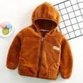 thumbnail image 2 of TAIAOJING Baby Girls Jacket Toddler Kids Boys Casual Zip Up Solid Coat Long Sleeve Lightweight Cute Thicken Snowsuit Outwear Clothes 18-24 Months, 2 of 3