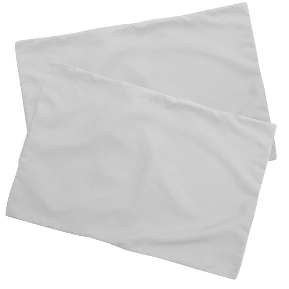 MERRYHAPY 2Pcs Grey Small Pillow Case Travel Pillow Cover Envelope Closure Comfortable Texture for Home Use