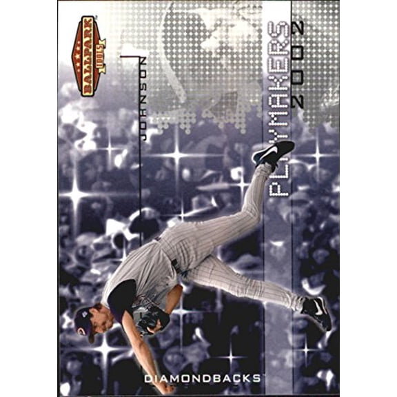 2002 Upper Deck Ballpark Idols Playmakers #P9 Randy Johnson MLB Baseball Trading Card