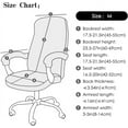 thumbnail image 3 of Water Repellent Office Chair Cover with Armrests,  Fit, Soft Jacquard Fabric, Easy Install, 3 of 6