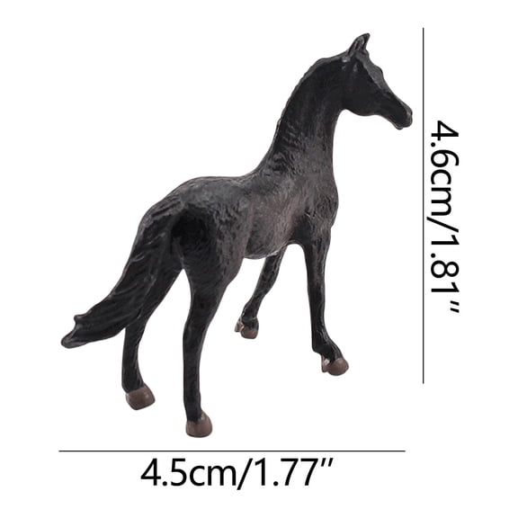 A Morgan Horse Animal Model Toy Birthday Party Decoration Ornament For Kids