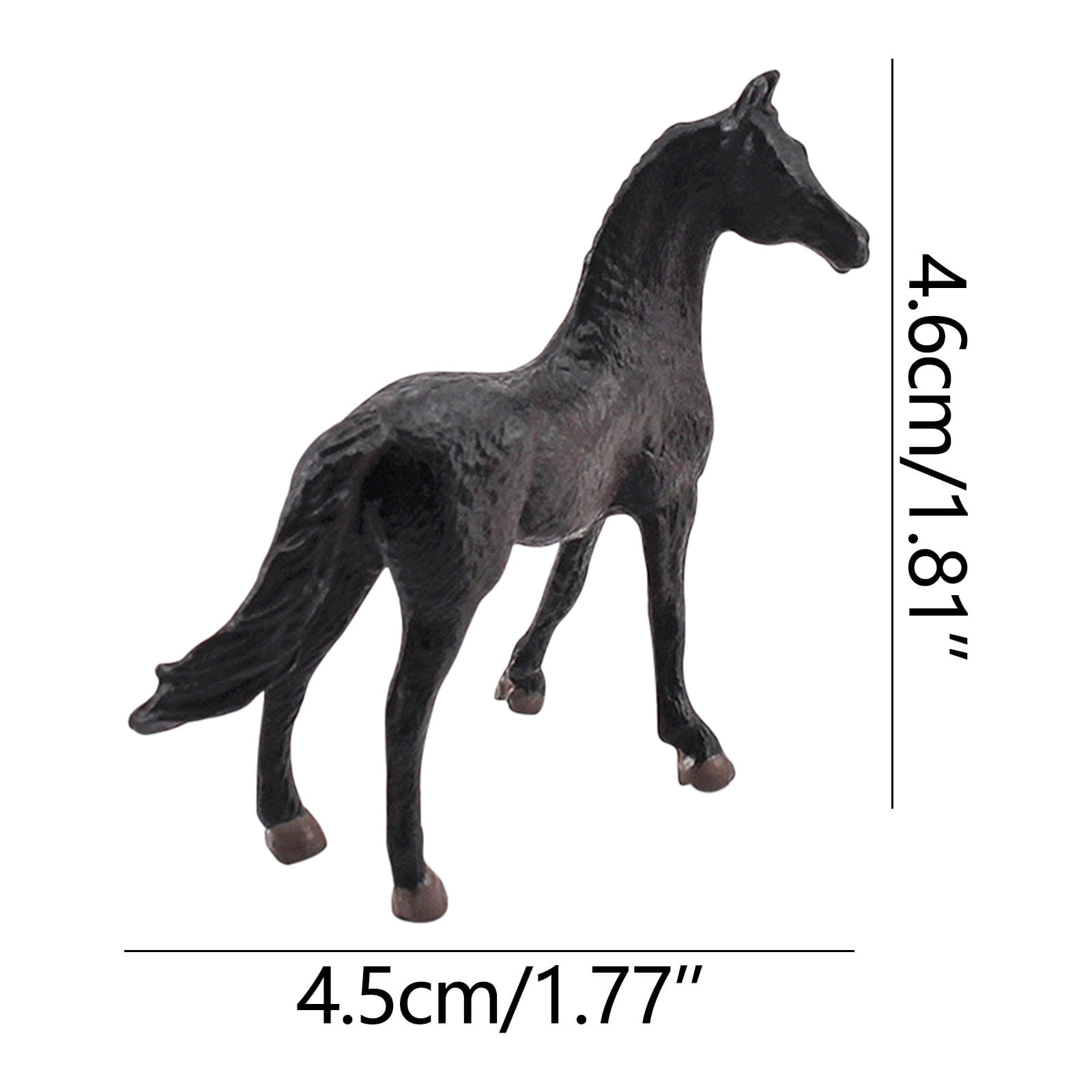 A Morgan Horse Animal Model Toy Birthday Party Decoration Ornament For Kids
