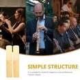 thumbnail image 3 of OULII 10Pcs Clarinet Reeds for Music Practice Assorted Color Small and Compact, 3 of 8