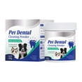 thumbnail image 2 of Pet Teeth Cleaning Powder Reduces Tartar And Calculus, Dog And Cat Teeth Cleaning Powder For Oral Cleaning And Bad Breath Removal, 100g, 2 of 9