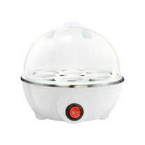 Vikakiooze Electric Egg Cooker for Hard Boiled Eggs, Poacher, Omelet Maker & Vegetable Steamer, Holds 7, Home decor