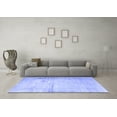 thumbnail image 3 of Ahgly Company Machine Washable Indoor Rectangle Persian Blue Traditional Area Rugs, 6' x 9', 3 of 4
