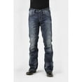 thumbnail image 3 of Stetson Denim Jeans Mens Rocks Fit Medium Wash 11-004-1014-3001 BU, 3 of 3