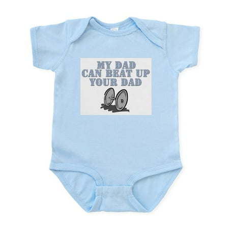 

CafePress - My Dad Can Beat Up Your Dad Infant Bodysuit - Baby Light Bodysuit Size Newborn - 24 Months