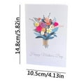 thumbnail image 3 of Dpityserensio Mother's Day Greeting Card Three-dimensional Flowers Greeting Card Blessing Card, 3 of 7