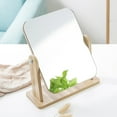 thumbnail image 2 of Miangastore 1PC Dressing up Mirror Rectangular Cosmetic Mirror Rotatable Makeup Mirror Desktop Mirror for Girls Women L, 2 of 9