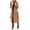 Khaki, variant on Azrian Womens Coats and Jackets,Autunm and Winter Women Casual Tops Jacket Long Sleeve Suit Collar Waist Strap Solid Cardigan Buttons Woolen Coat Windbreaker