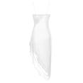 thumbnail image 5 of Women's Nightgowns & Sleepshirts Mesh Pajamas Suspender Pajamas Home Clothing Sleepwear White S, 5 of 9