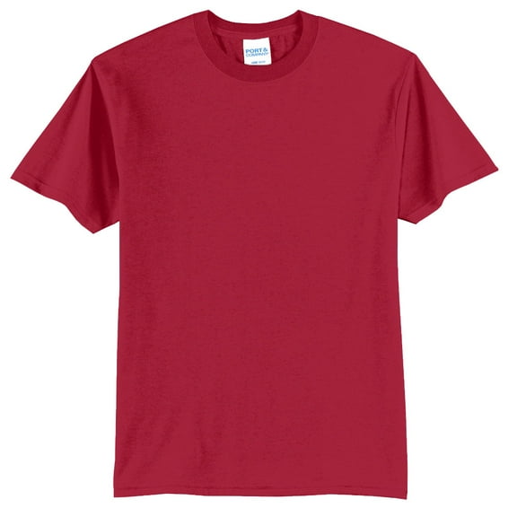 Port & Company 50/50 Cotton/Poly T-Shirt-XL (Red)