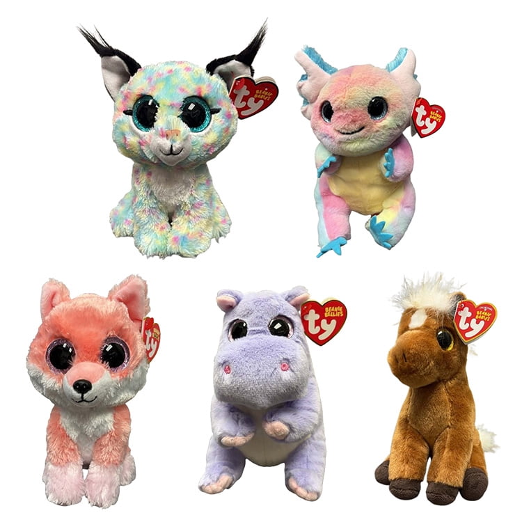 ぬいぐるみ ty The Beanie Babies Collection Ciders TY Beanie Babies - SET OF 9 ANIMAL BEARS (Almond, China, Cinders