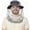 light gray, variant on 2 Pack Breathable Mosquito Head Net, Lightweight Insect Protection Mesh Cover for Gardening Camping Beekeeping, Universal Fit All Hats Men & Women