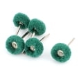 thumbnail image 1 of 5 Piezas de Cepillo de Rueda de Pulido de Nylon Verde de 22 mm x 10 mm con Mango de Metal Recto, 1 of 1