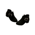 thumbnail image 3 of Eloshman Ankle Boots for Girls Chunky Heel Fashion Booties with Zip Black 1Y, 3 of 6