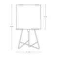 thumbnail image 4 of Lámpara de mesa 2 pack, estilo moderno, acabado negro,1 luz E27 60W, 4 of 5