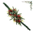 thumbnail image 2 of Christmas Mailbox Swag Decorations,Pre-lit Mailbox Christmas Decorations with Red Wintry Berries and LED Lights,Mailbox Swags Garland for Christmas Holiday Mailbox Decorations christmas decorations, 2 of 3