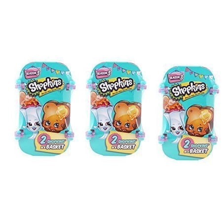Shopkins Season 3 Blind Basket - 2-Pack Mystery Collectible Toy Bundle