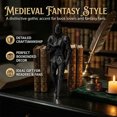 thumbnail image 4 of Medieval Knight Bookshelf Decor Statue Gothic Library Figurine Unique Desktop Ornament Vintage Home Office Shelf Display Decor for Book Lovers, 4 of 4