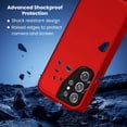 thumbnail image 4 of Entronix Heavy Duty Case for Galaxy S26 Ultra, Shockproof Dustproof Triple Layer Protective Cover, Red, 4 of 6