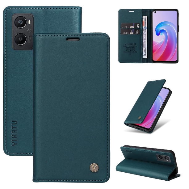 Funda para OnePlus Nord N20 5G Estuche de Cuero PU Tipo Cartera con Ranuras para Tarjetas y Cierre Magnético